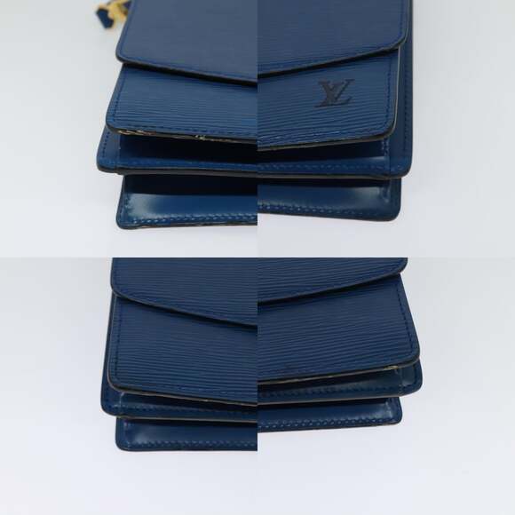 LOUIS VUITTON Epi Grenel Shoulder Bag Blue M52362 - Picture 10 of 13